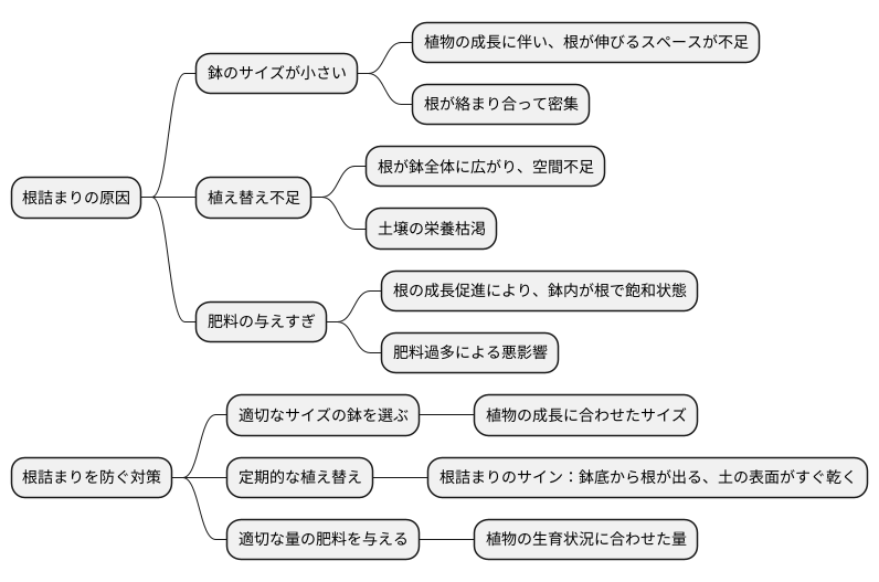 根詰まりの原因